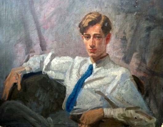 Peter John Stephens (The Artist's Son) (Painting courtesy of Dilys Finlay Stephens)