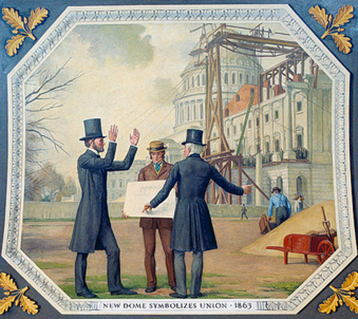 New Dome Symbolizes Union, 1863