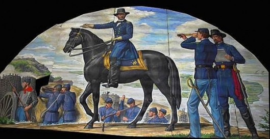 Ulysses S. Grant With Union Soldiers