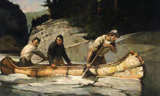 As The Canoe Swept By
