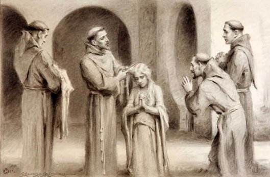 St. Francis Receiving St. Clare