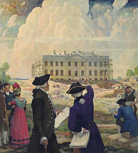 Building The First White House, Washington 1798